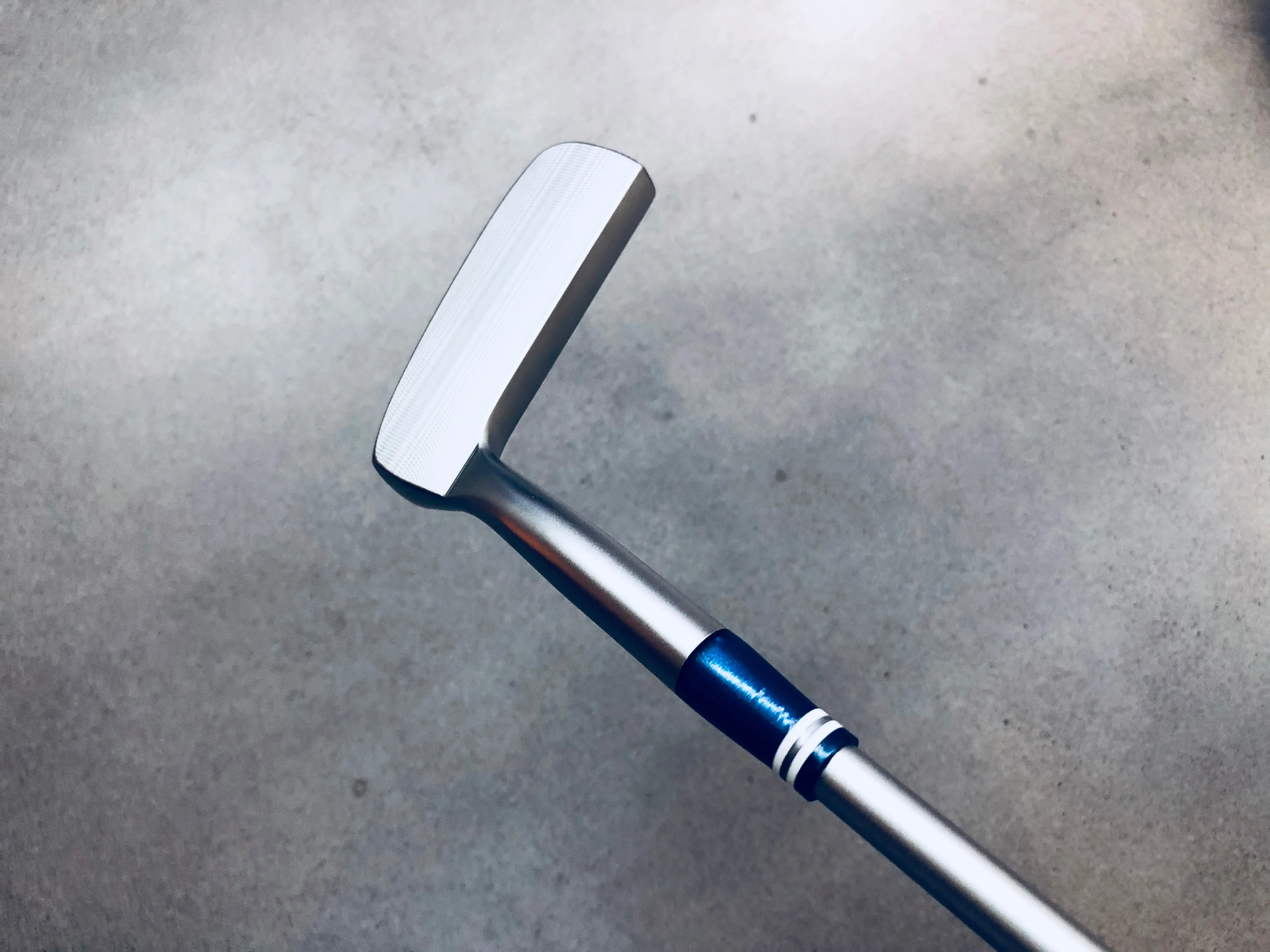 Miura Golf Putter KM-008 White Boron - Blue Edition