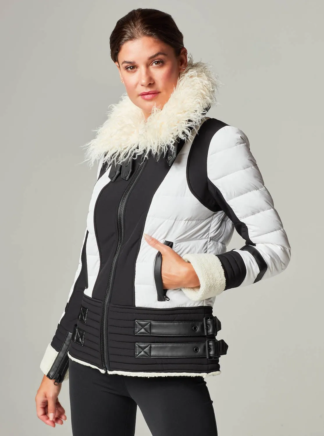 MOTO AVIATOR PUFFER - Down Filled