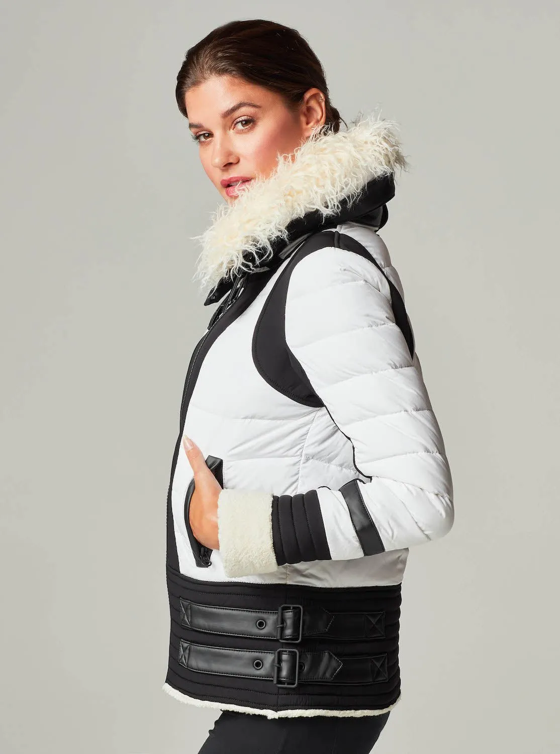 MOTO AVIATOR PUFFER - Down Filled