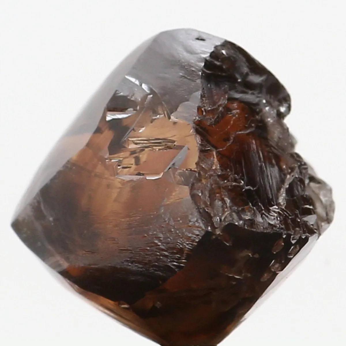 Natural Loose Diamond Crystal Rough Brown Color I1 Clarity 6.80 MM 2.56 Ct KDL6307