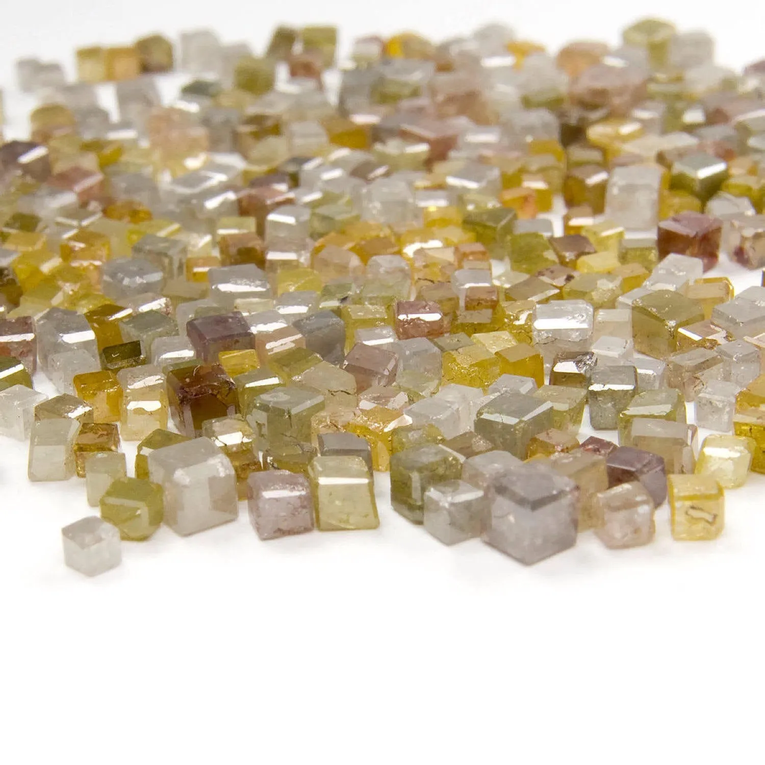 Natural Loose Diamond Cube Mix Color I1-I3 Clarity 1.50 to 2.50 MM Q63