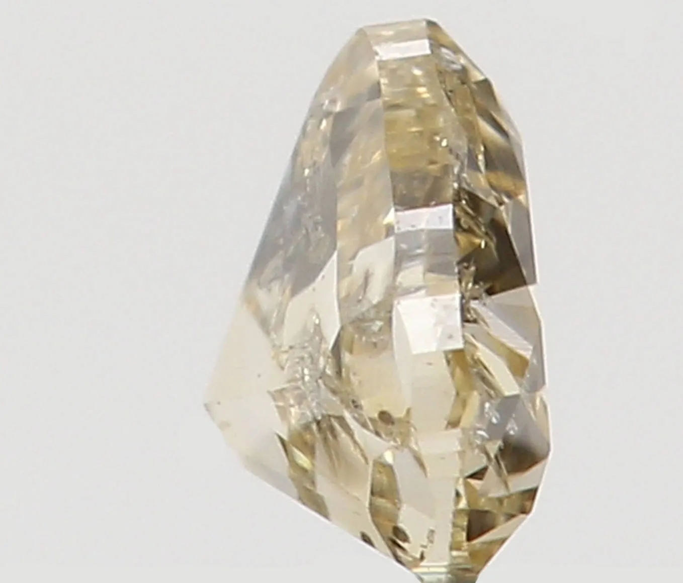 Natural Loose Diamond Heart Light Yellow Color I1 Clarity 3.40 MM 0.15 Ct KR872