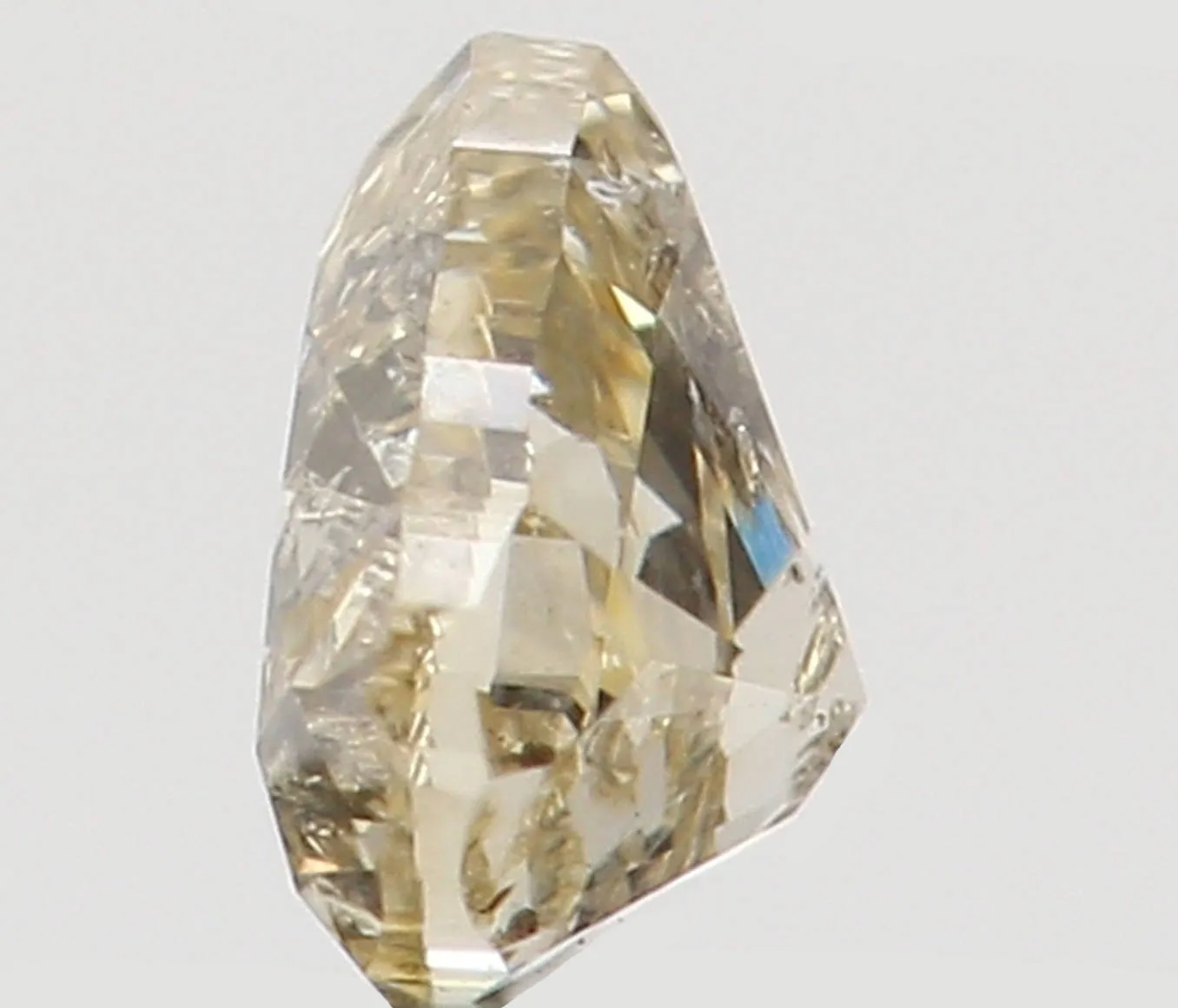 Natural Loose Diamond Heart Light Yellow Color I1 Clarity 3.40 MM 0.15 Ct KR872