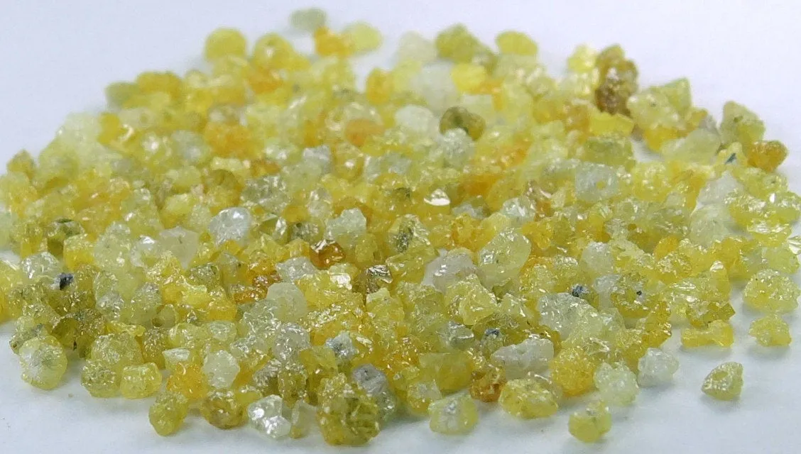 Natural Loose Diamond Rough Bead Yellow Color I3 Clarity 2.00 Ct Lot Q77