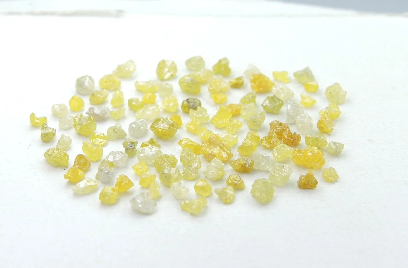 Natural Loose Diamond Rough Drilling Shape Fancy Color I3 Clarity 100 Pcs Q78