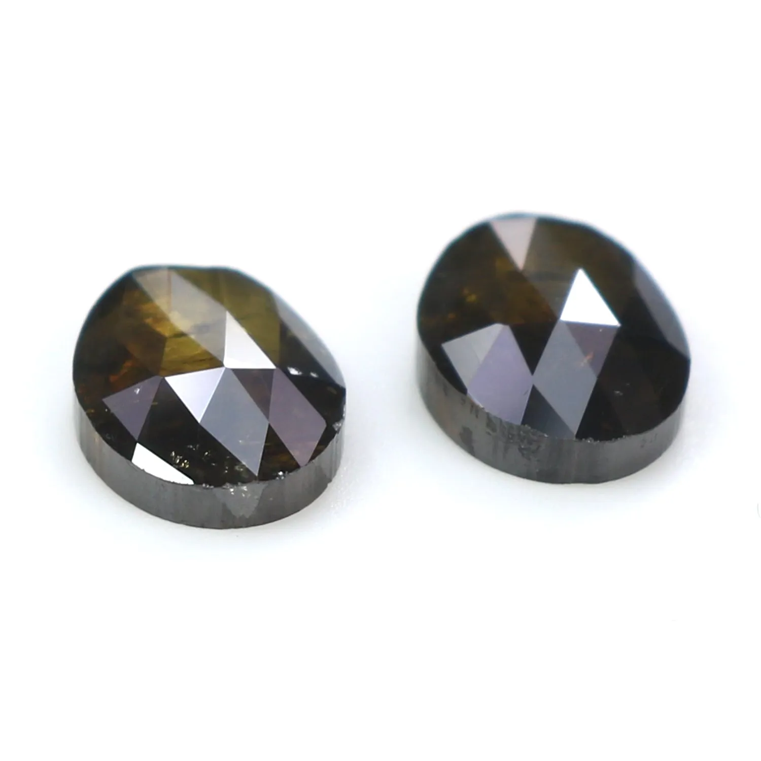 Natural Loose Oval Diamond Brown Color 1.62 CT 7.30 MM oval Rose Cut Shape Diamond KR1664