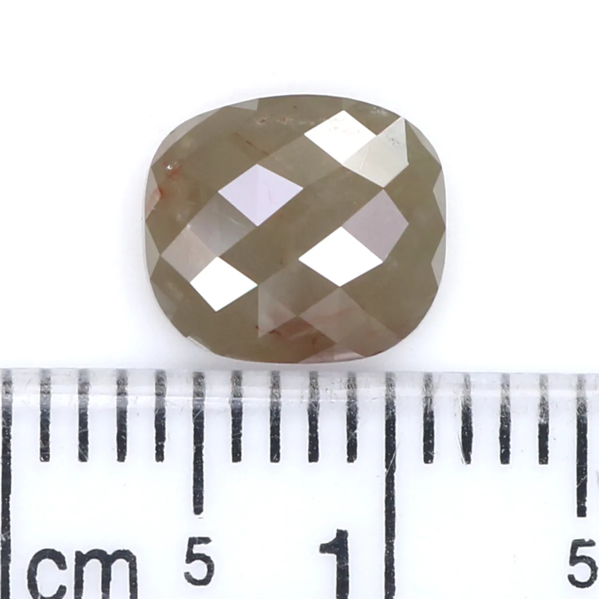 Natural Loose Oval Diamond Grey Color 1.90 CT 8.00 MM Oval Rose Cut Shape Diamond L7824