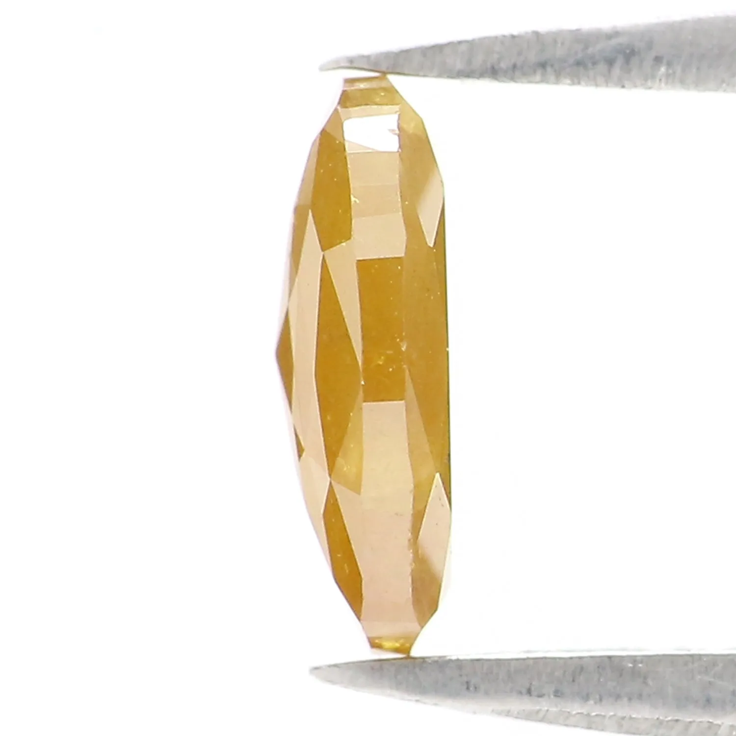 Natural Loose Oval Diamond Yellow Color 1.27 CT 8.08 MM Oval Rose Cut Shape Diamond L2648