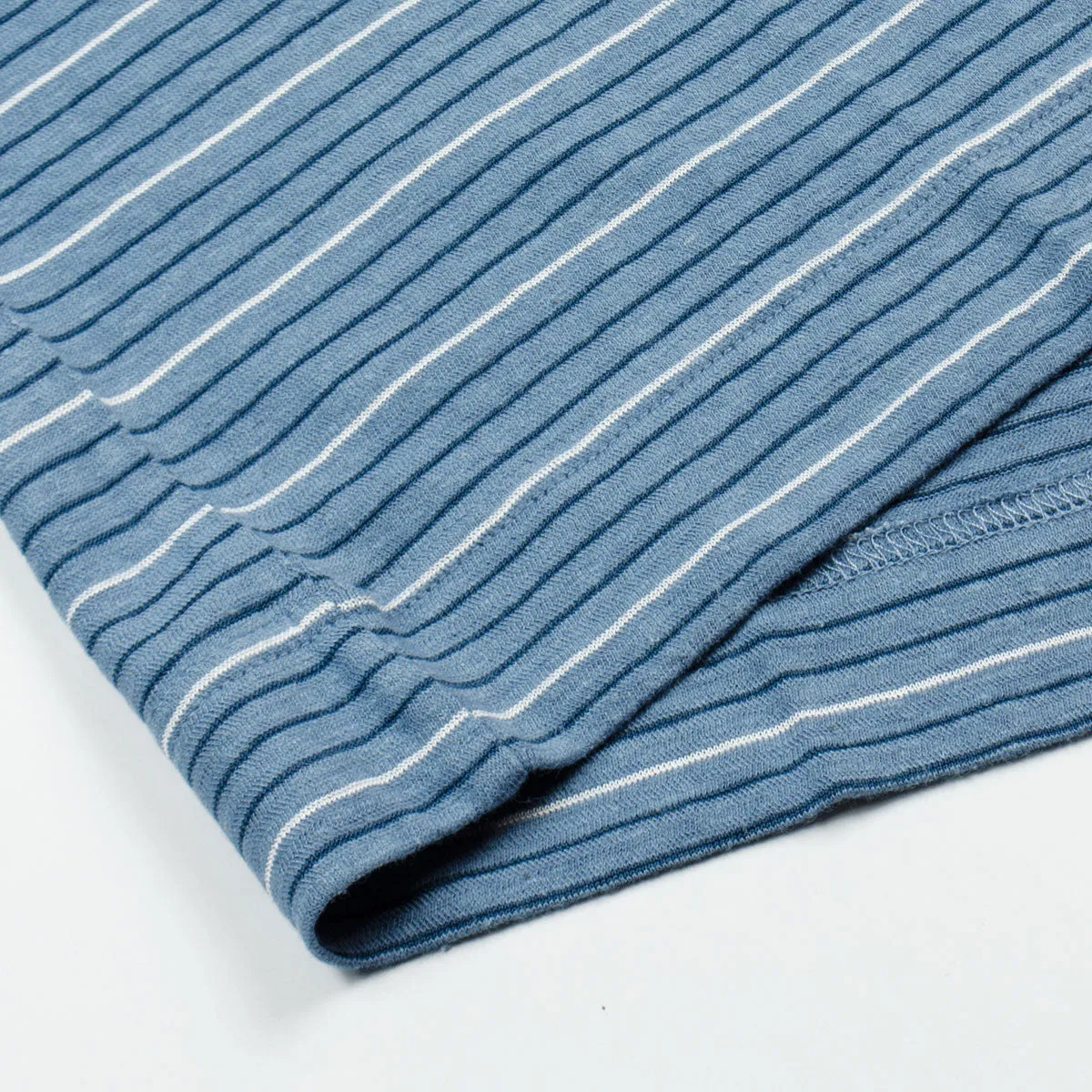 Norse Projects - James Fine Stripe T-shirt - White / Navy