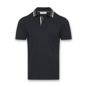 Orlebar Brown - Dominic Stripe Polo in Night Iris