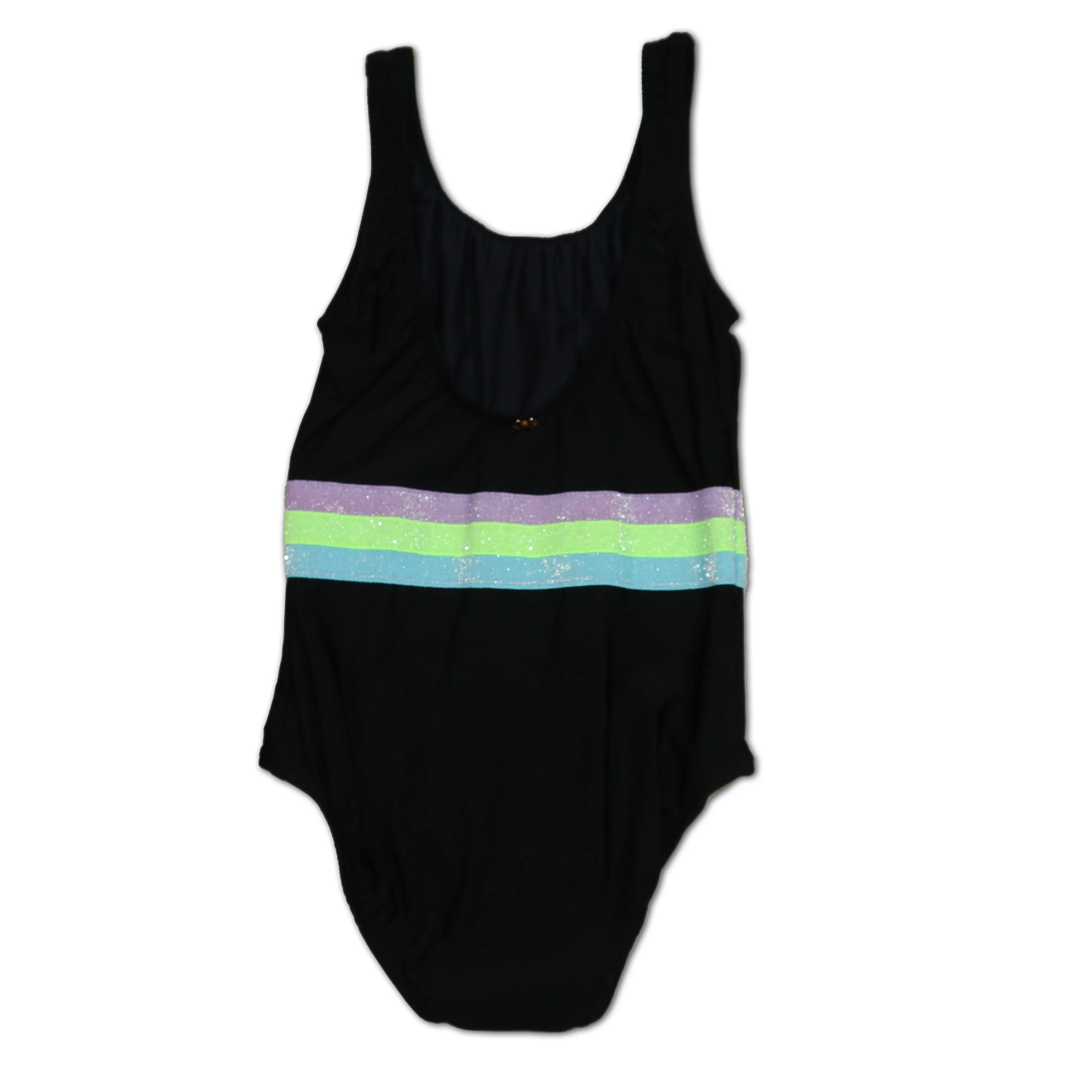 PilyQ Girls Mid Stripe Swimsuit