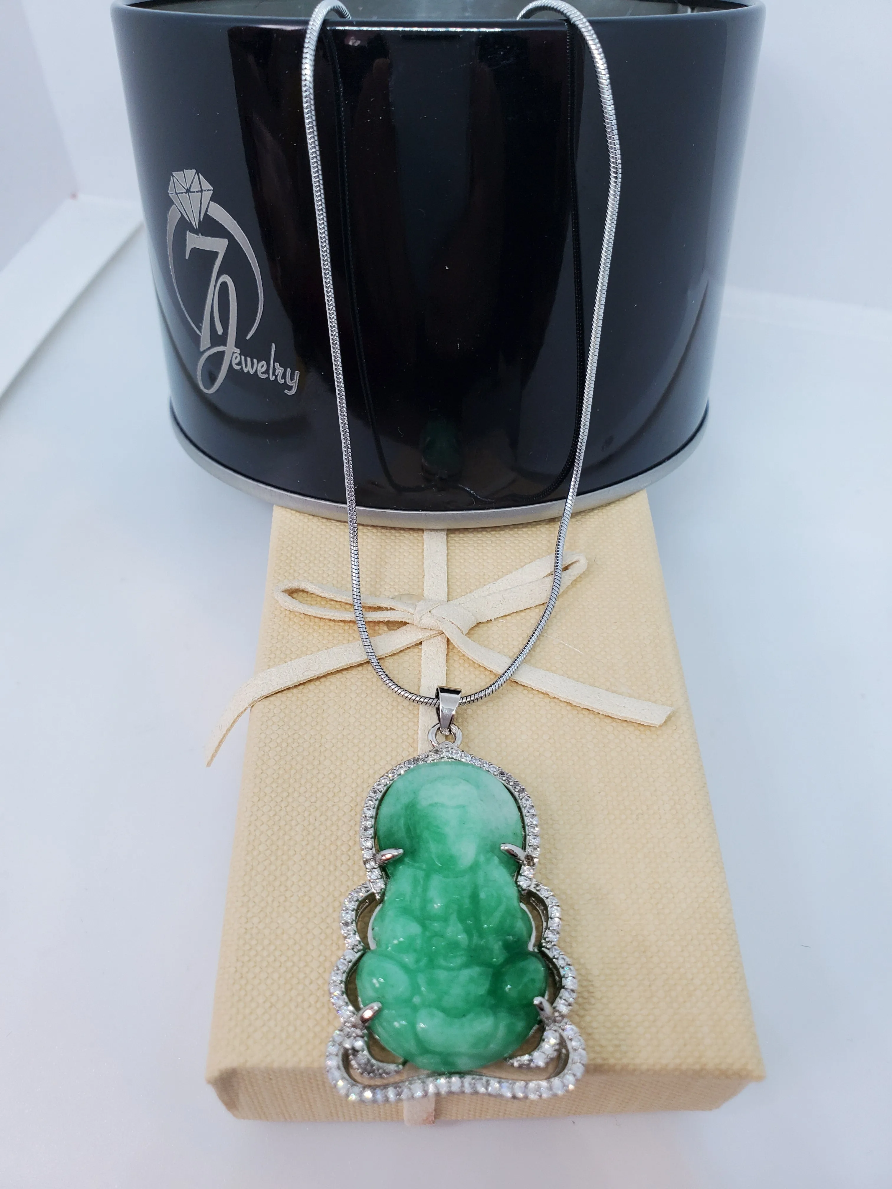 Real Jade Budha Neckalce