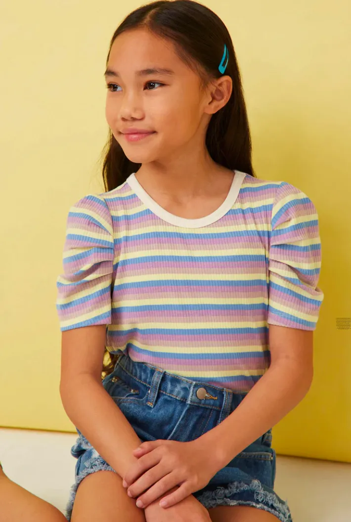 Ribbed Tween Top