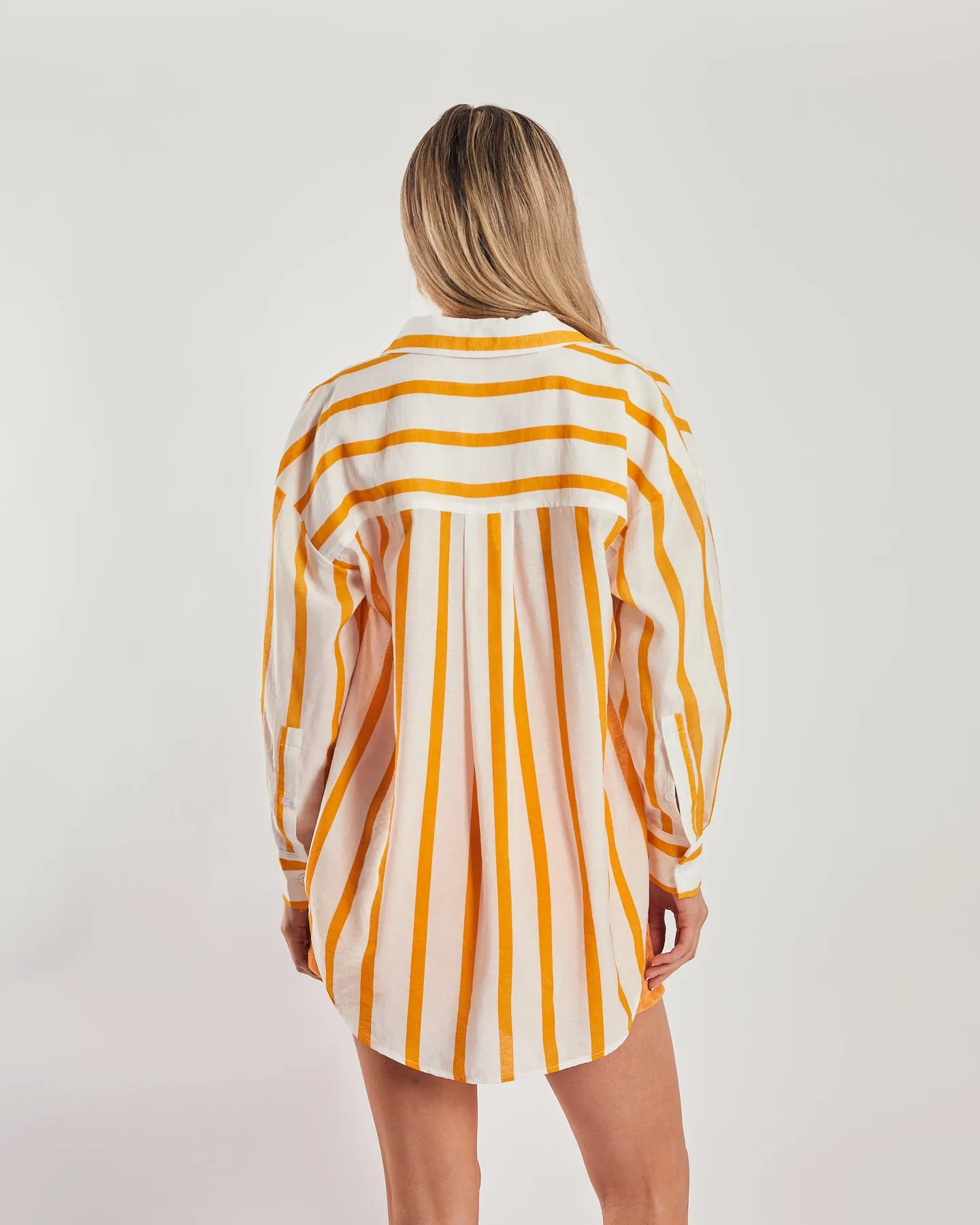 Sabra Shirt Orange Stripe