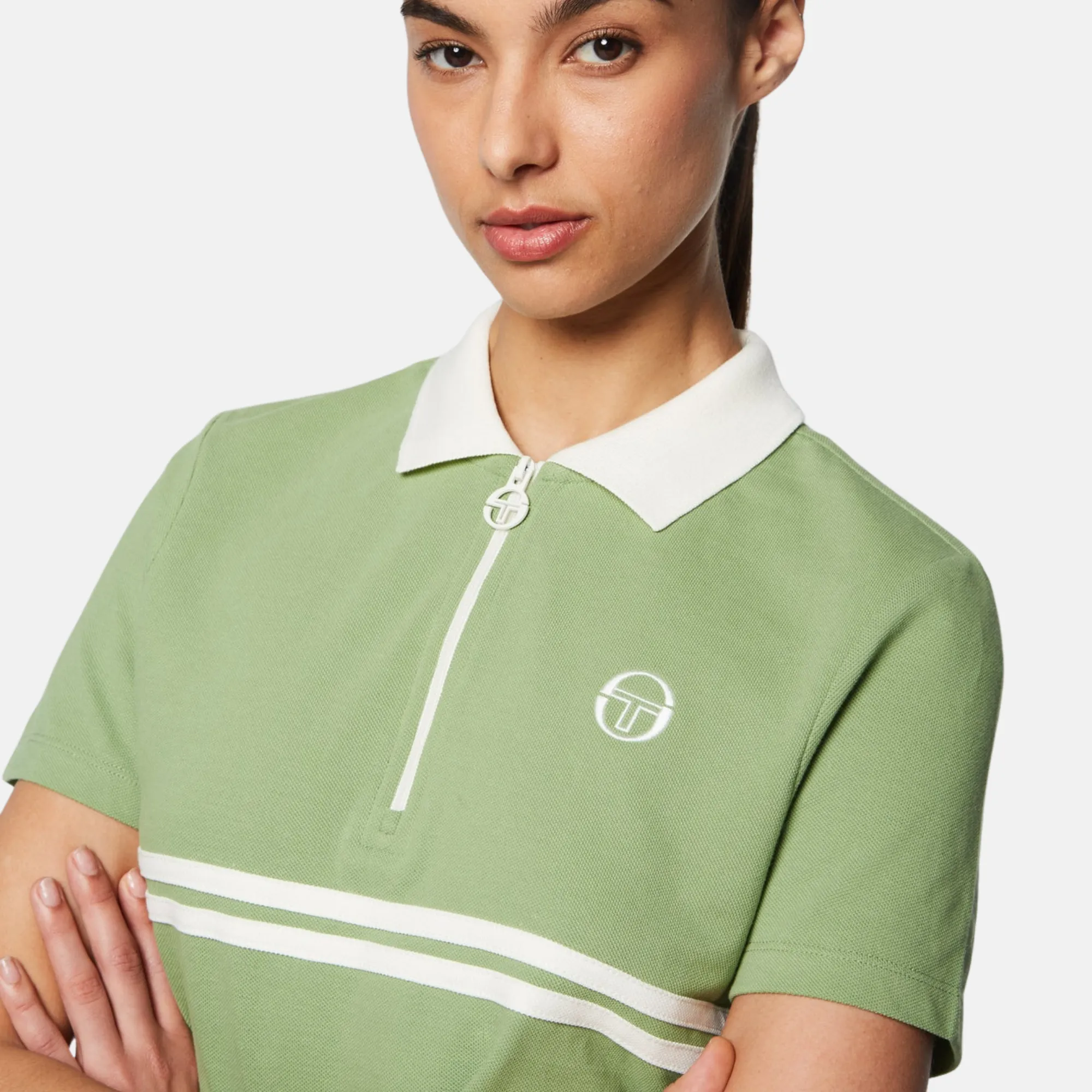 Sergio Tacchini Women's Miss Supermac Jade Green Polo