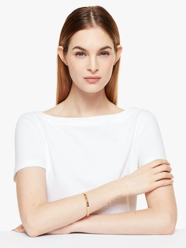 Set In Stone Hinged Bangle | Kate Spade GB