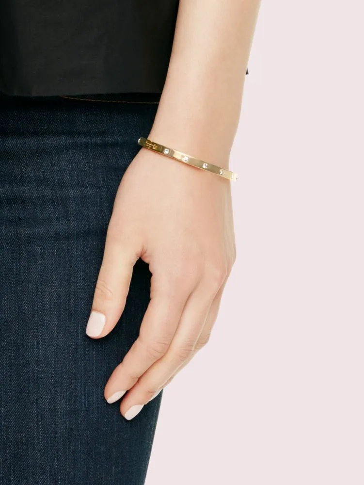 Set In Stone Hinged Bangle | Kate Spade GB