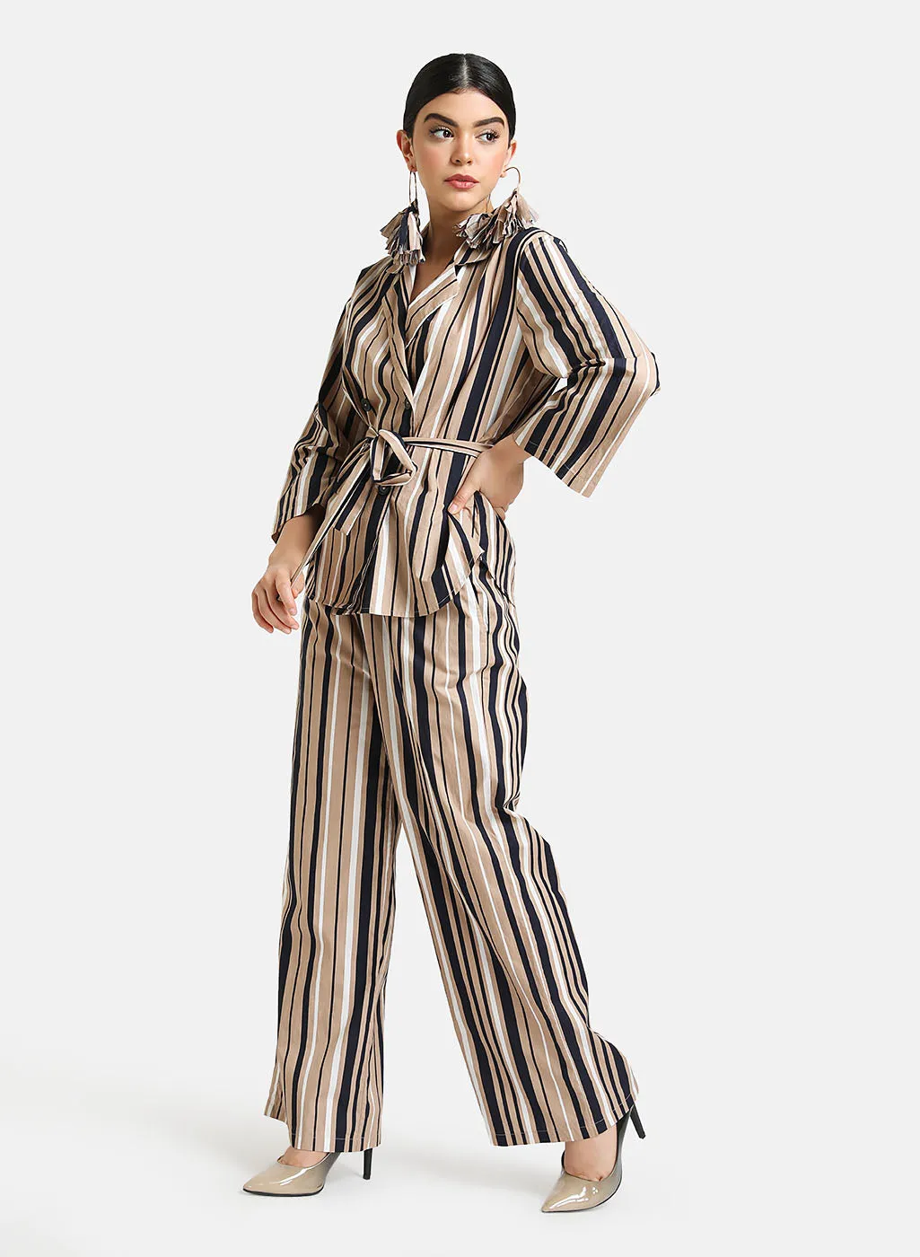 Set Of Stripe Shirt And Trouser