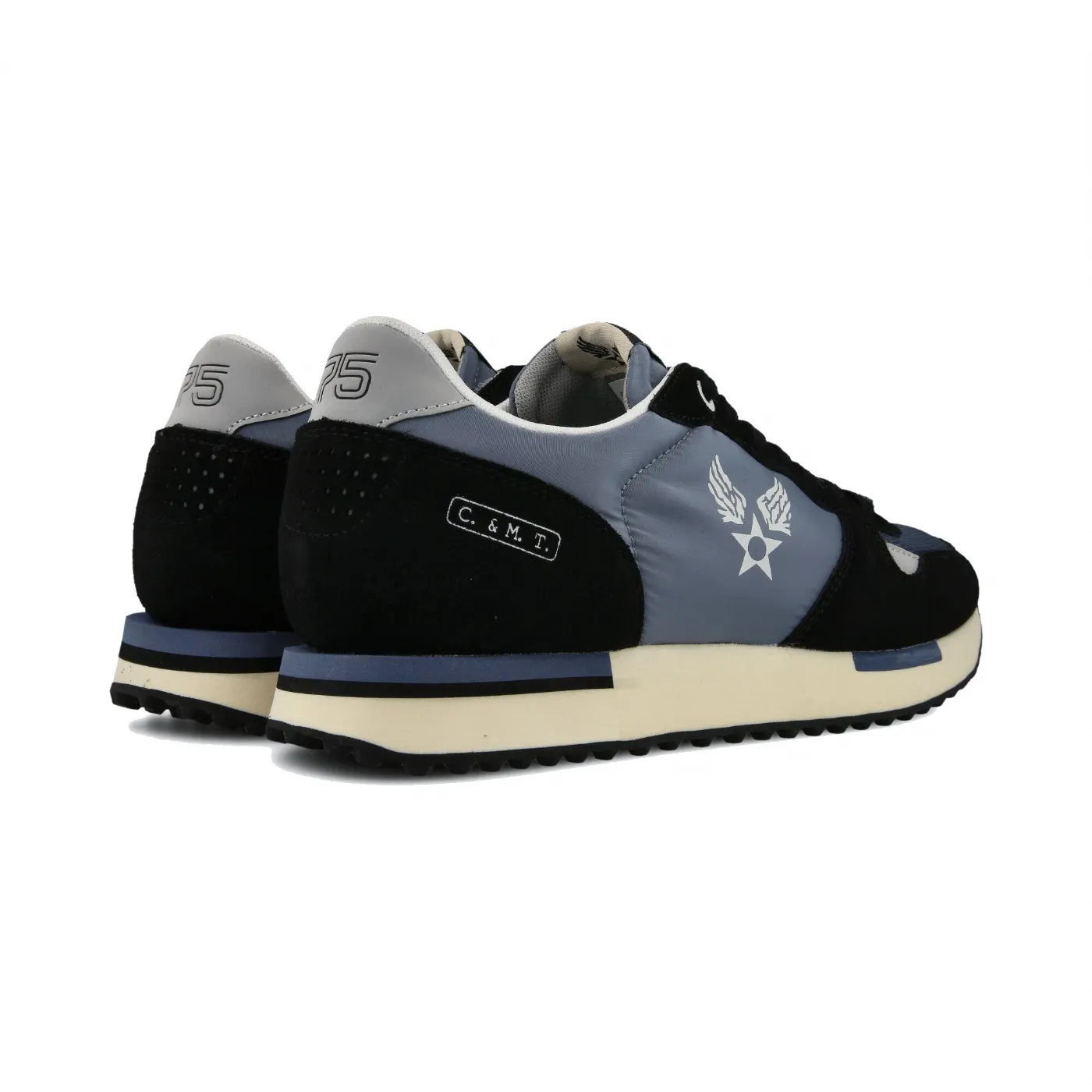 SNEAKERS AVIREX UOMO ISAAC NERO/AZZURRO AV31M40600 08