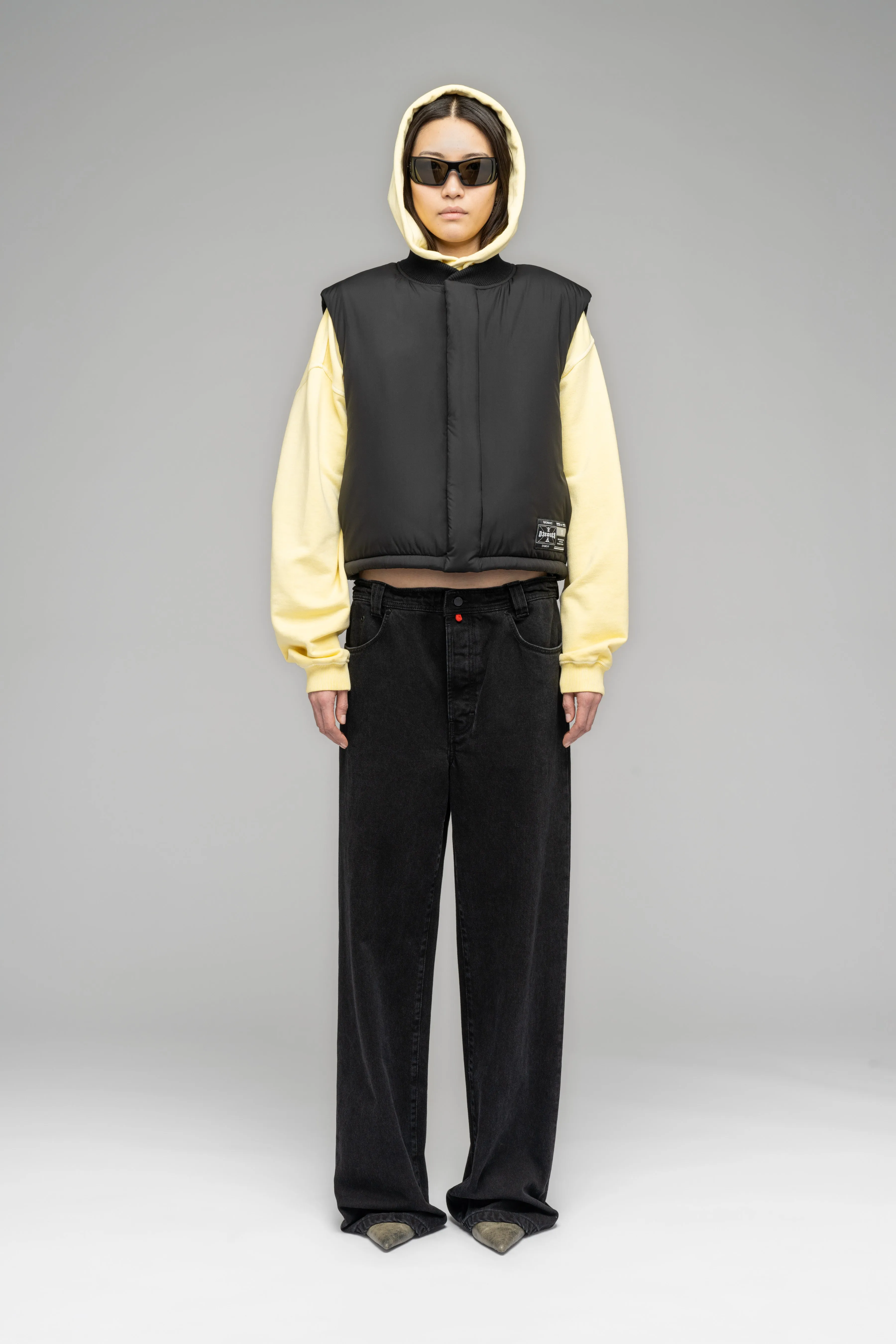 SPIDERLEG SYSTEM CROPPED PUFFER VEST