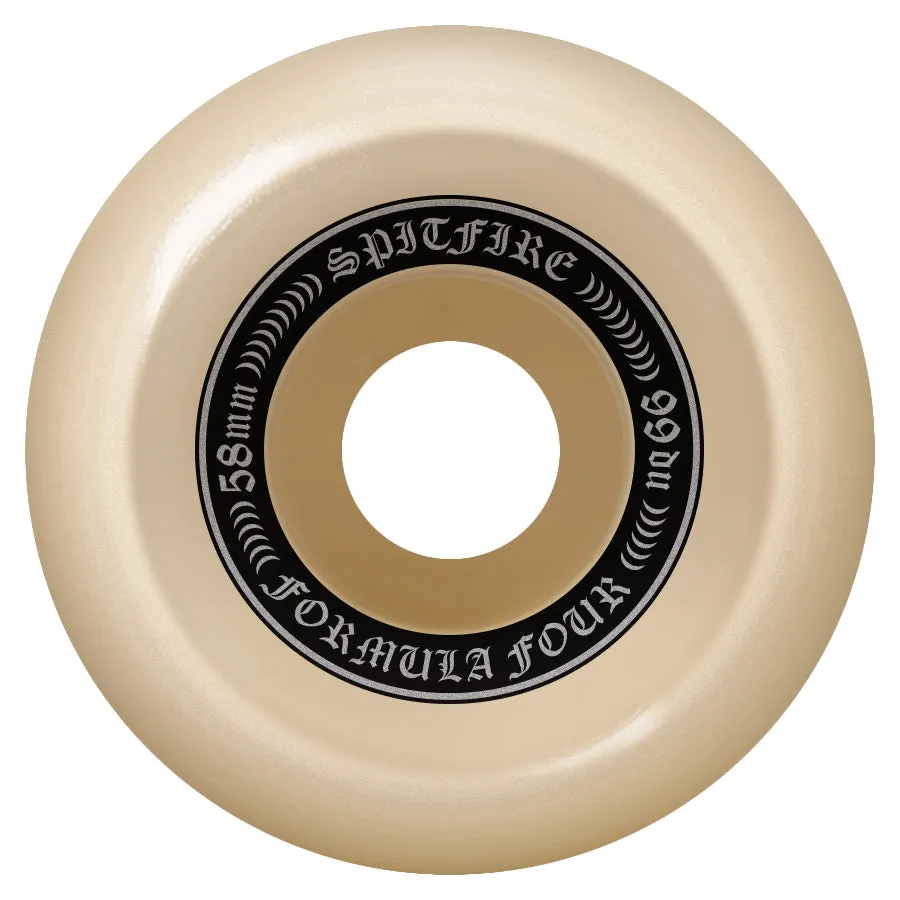 Spitfire Wheels Formula Four F4 OG Classics 99D 58mm