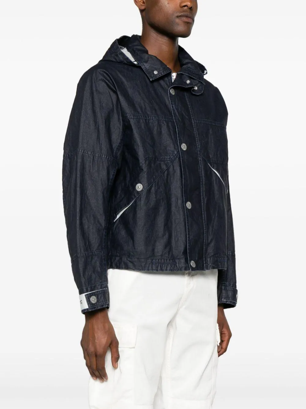 STONE ISLAND Men's Royal Blue Outerwear for SS24