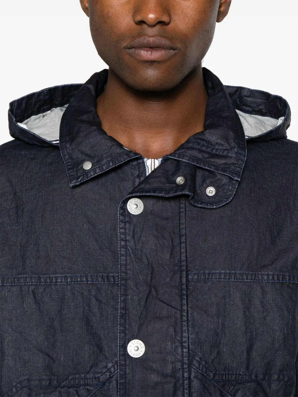 STONE ISLAND Men's Royal Blue Outerwear for SS24