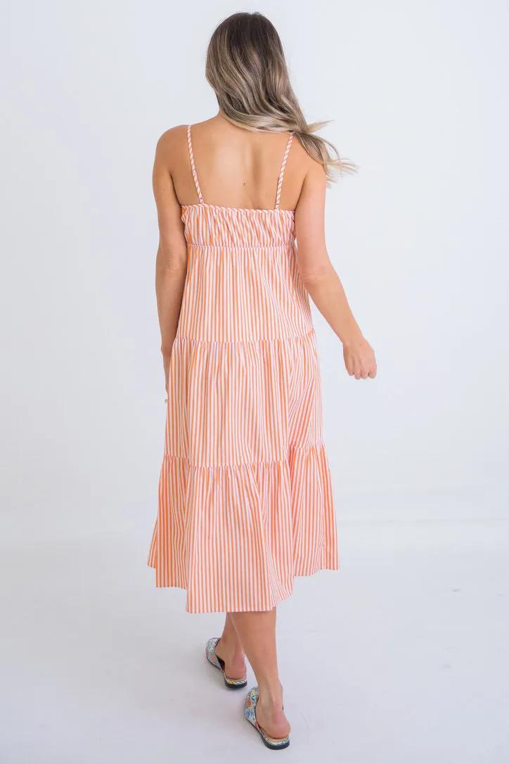 Stripe Poplin Cami Dress