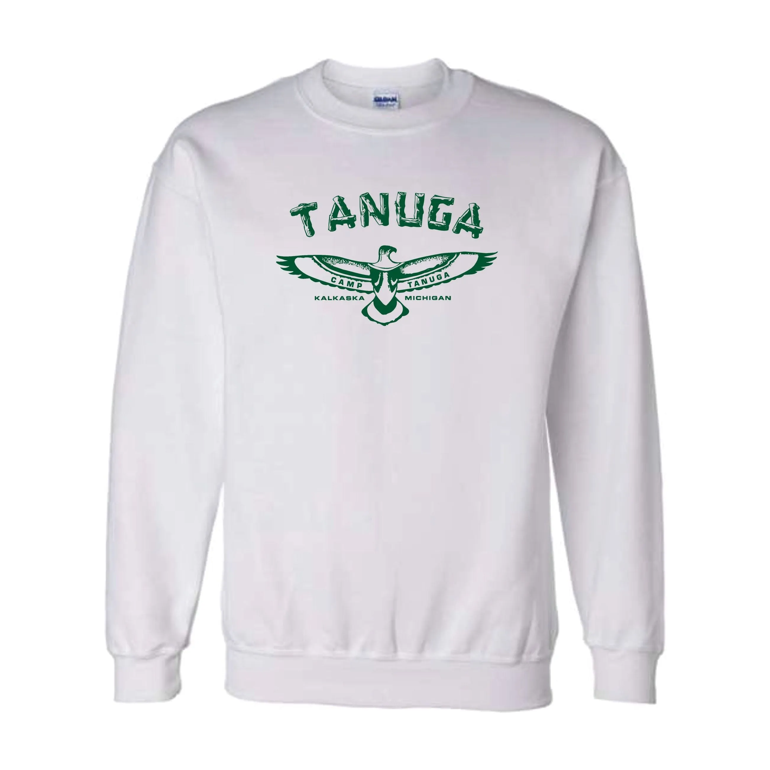 Tanuga White Crewneck Sweatshirt