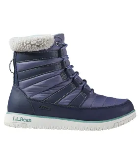 Women's Ultralight Quilted Insulated Boots, Lace-Up