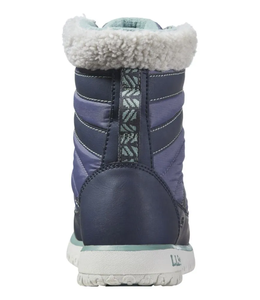 Women's Ultralight Quilted Insulated Boots, Lace-Up