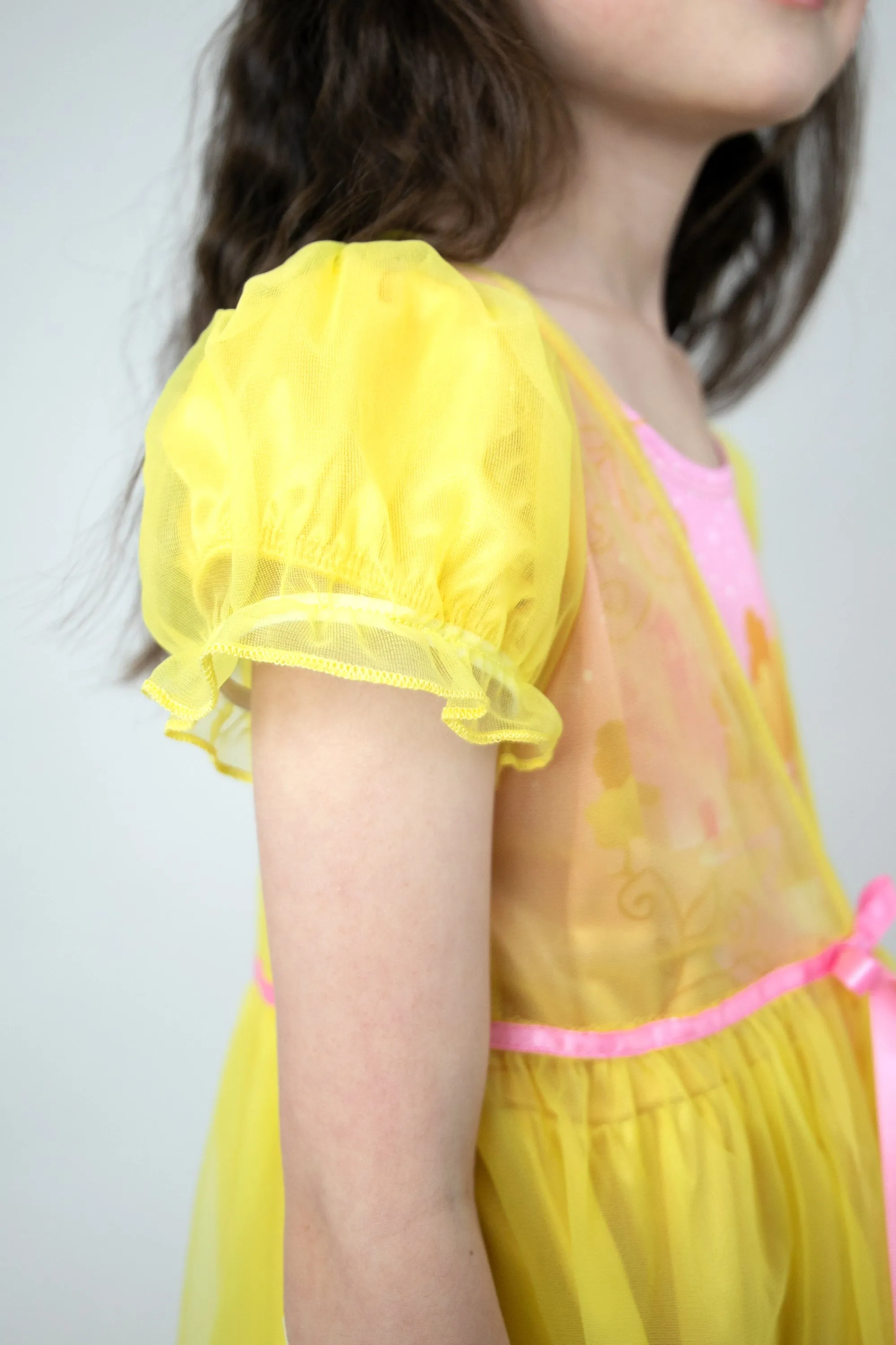 Yellow Beauty Nightgown with Yellow Robe