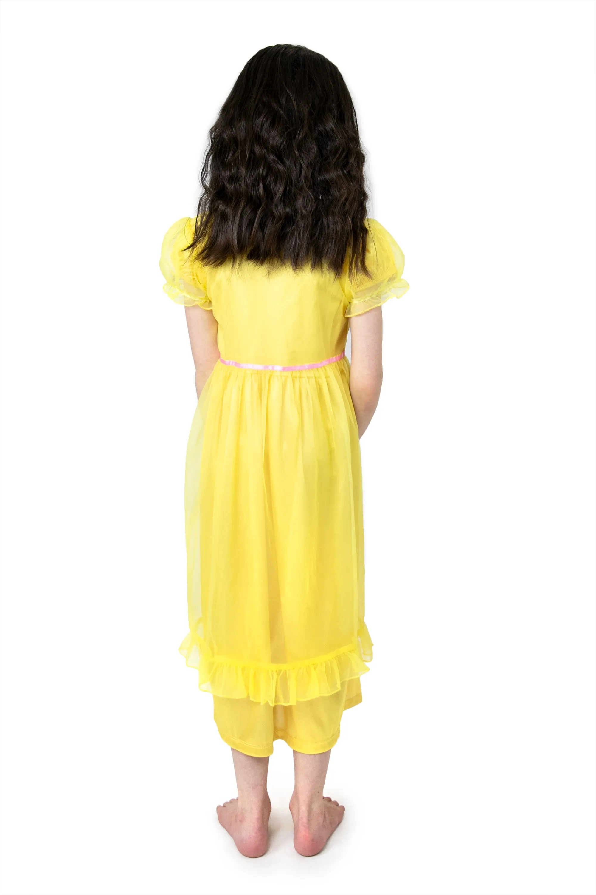 Yellow Beauty Nightgown with Yellow Robe