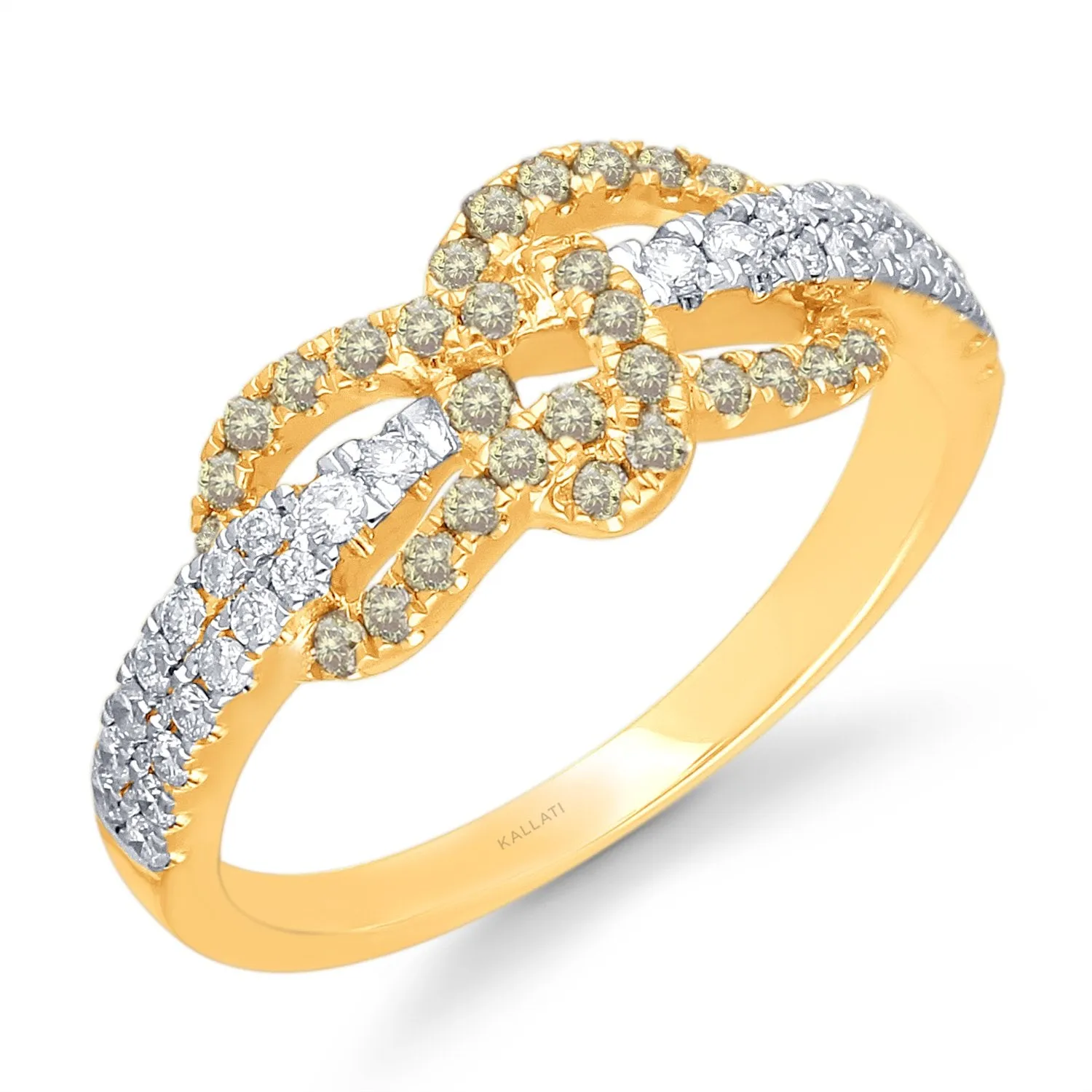 Yellow Gold Yellow Diamond Captain Ring